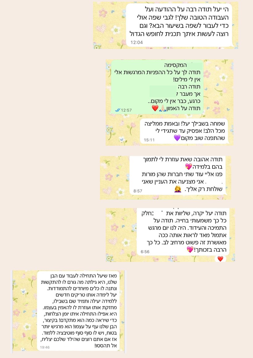 המלצה מהורה